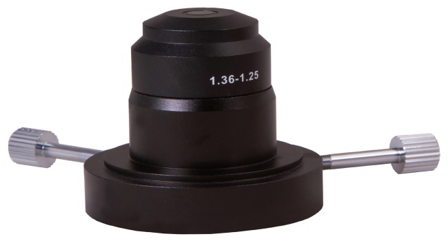 Конденсор темного поля (масляный, NA 1,36–1,25) для микроскопов Levenhuk MED 10/20/25 Конденсор темного поля (масляный, NA 1,36–1,25) для микроскопов Levenhuk MED 10/20/25