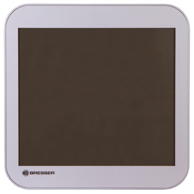 Часы настенные Bresser MyTime LCD, серебристые Часы настенные Bresser MyTime LCD, серебристые