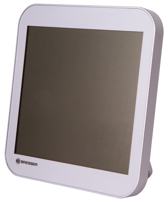 Часы настенные Bresser MyTime LCD, серебристые Часы настенные Bresser MyTime LCD, серебристые