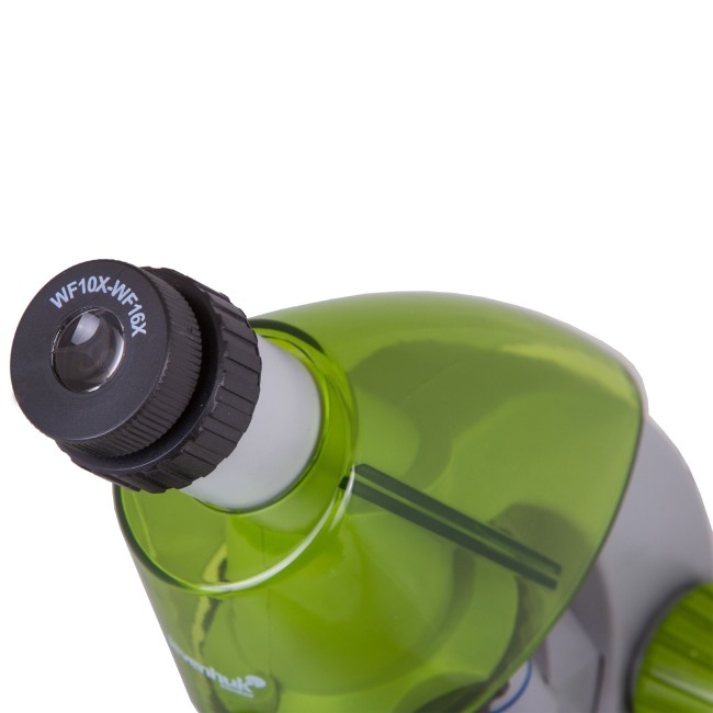 Набор Levenhuk LabZZ MV1 Lime: микроскоп и книга Набор Levenhuk LabZZ MV1 Lime: микроскоп и книга