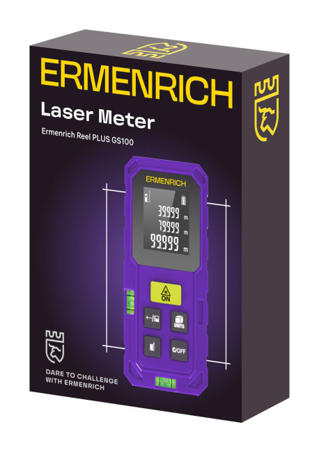 Лазерная рулетка Ermenrich Reel PLUS GS100