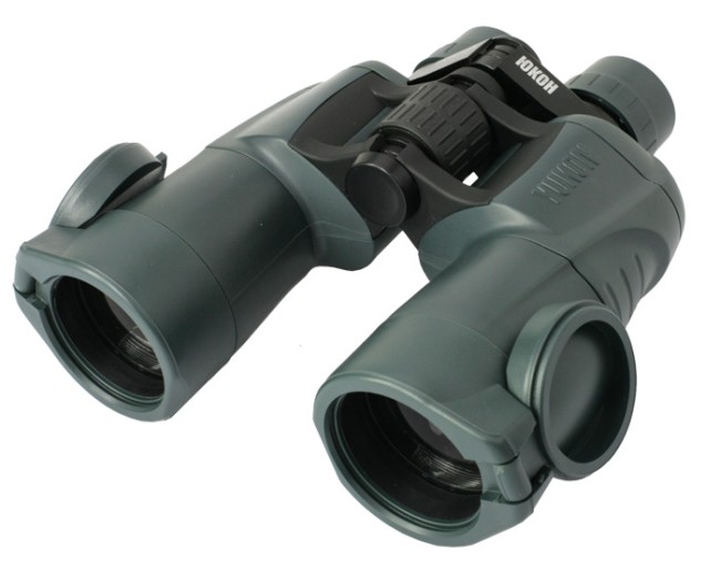 Бинокль призменный полевой Yukon 10x50 WA