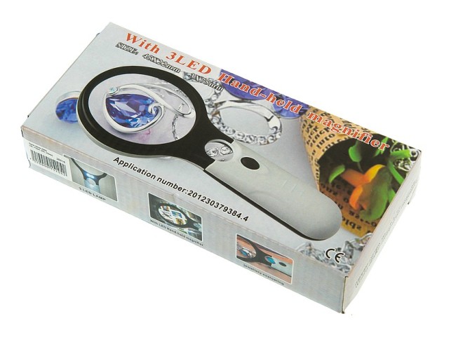 Лупа Veber 6902 (3х, 75мм, 20х, 22мм) Лупа Veber 6902 (3х, 75мм, 20х, 22мм)