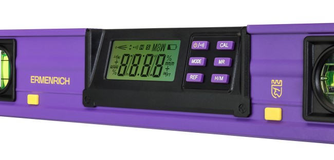 Цифровой уровень Ermenrich Verk LY40, фиолетовый Цифровой уровень Ermenrich Verk LY40, фиолетовый