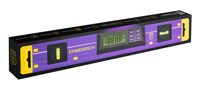 Цифровой уровень Ermenrich Verk LY40, фиолетовый Цифровой уровень Ermenrich Verk LY40, фиолетовый