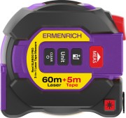 Рулетка с лазерным дальномером («3 в 1») Ermenrich Reel SLR600 PRO Рулетка с лазерным дальномером («3 в 1») Ermenrich Reel SLR600 PRO