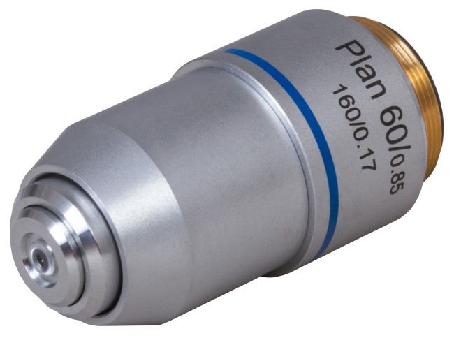 Объектив планахроматический Levenhuk MED 60x Объектив планахроматический Levenhuk MED 60x