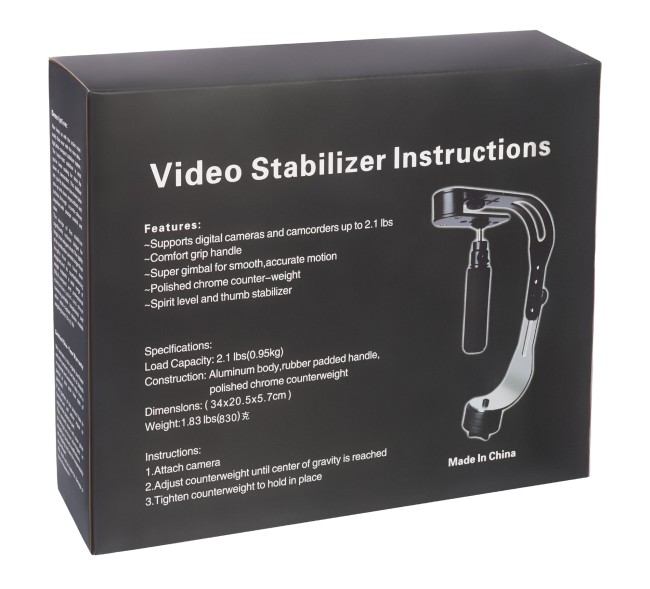 Стабилизатор камеры ручной Bresser BR-HST02 с противовесами