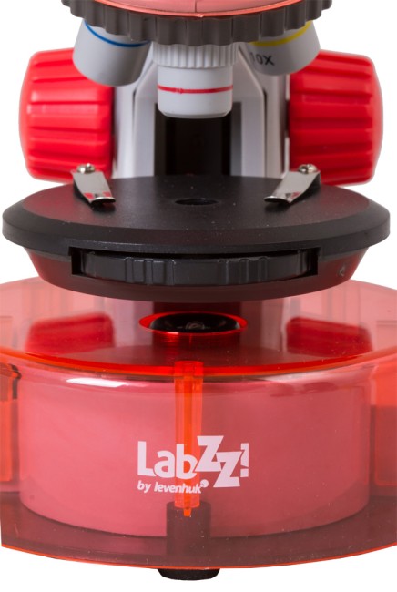 Набор Levenhuk LabZZ MV1 Orange: микроскоп и книга Набор Levenhuk LabZZ MV1 Orange: микроскоп и книга