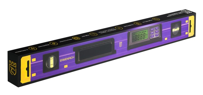 Цифровой уровень Ermenrich Verk LY60, фиолетовый Цифровой уровень Ermenrich Verk LY60, фиолетовый