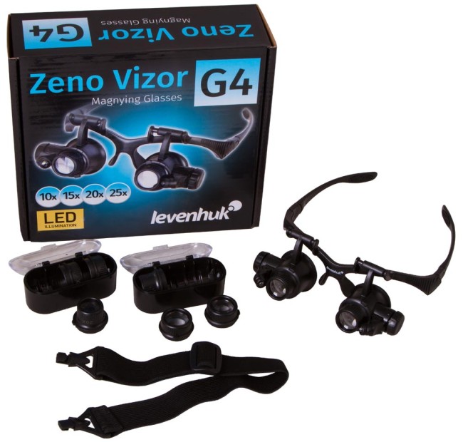 Лупа-очки Levenhuk Zeno Vizor G4 Лупа-очки Levenhuk Zeno Vizor G4