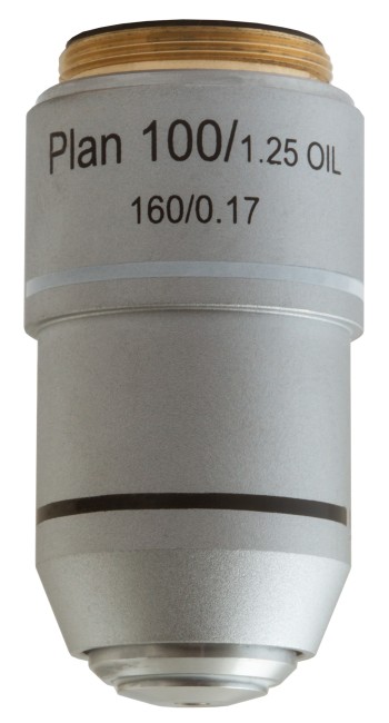 Объектив планахроматический Levenhuk MED 100x Объектив планахроматический Levenhuk MED 100x