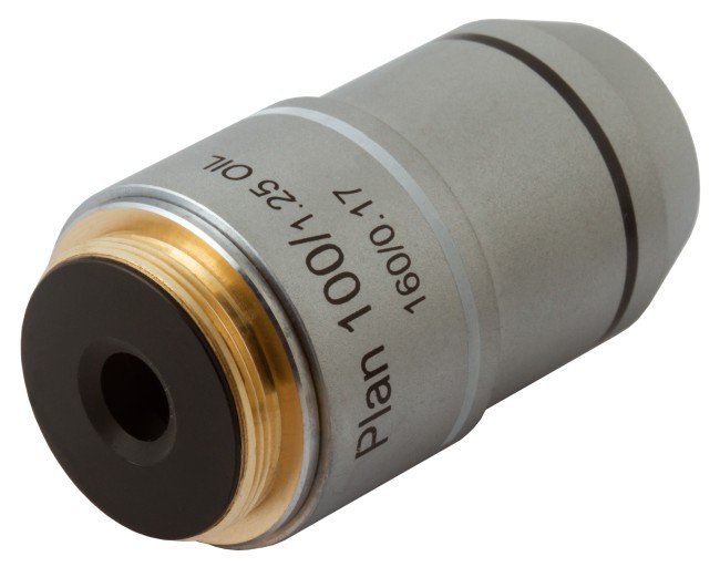 Объектив планахроматический Levenhuk MED 100x Объектив планахроматический Levenhuk MED 100x