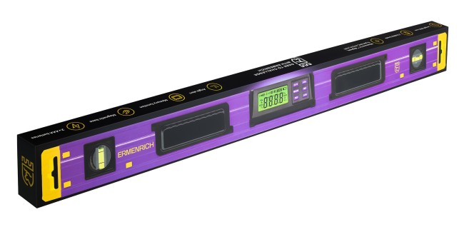 Цифровой уровень Ermenrich Verk LY80, фиолетовый Цифровой уровень Ermenrich Verk LY80, фиолетовый