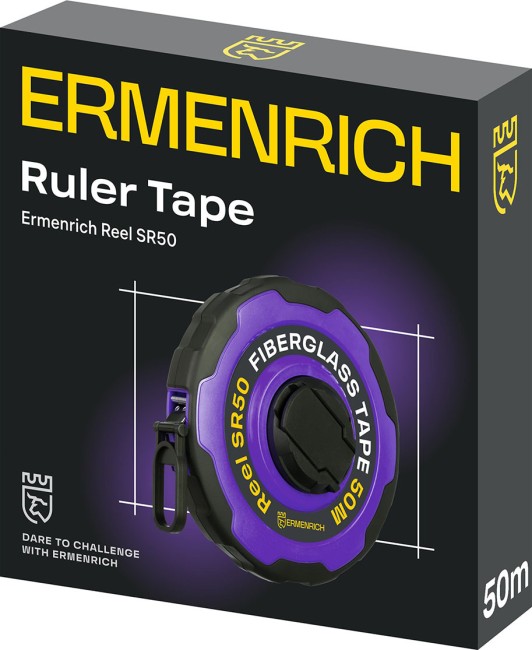 Рулетка Ermenrich Reel SR50, фиолетовый Рулетка Ermenrich Reel SR50, фиолетовый