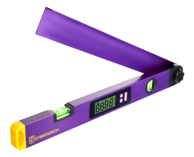 Цифровой угломер Ermenrich Verk DA40, фиолетовый Цифровой угломер Ermenrich Verk DA40, фиолетовый