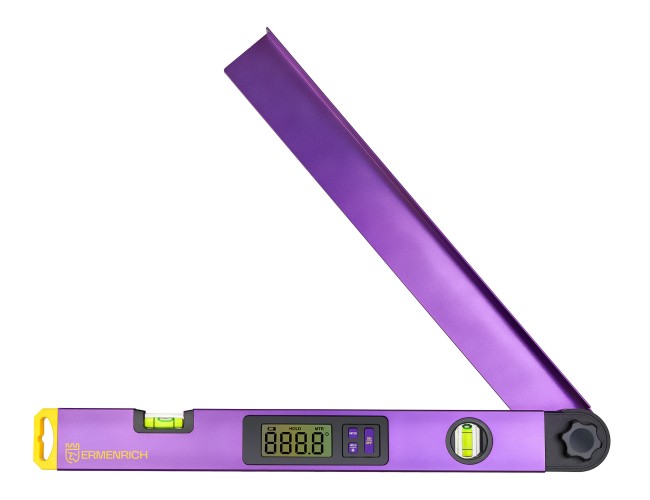Цифровой угломер Ermenrich Verk DA40, фиолетовый Цифровой угломер Ermenrich Verk DA40, фиолетовый