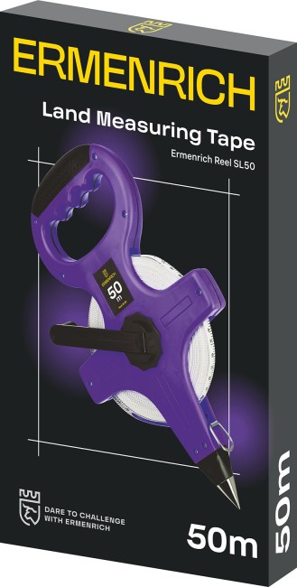 Рулетка геодезическая Ermenrich Reel SL50, фиолетовый Рулетка геодезическая Ermenrich Reel SL50, фиолетовый
