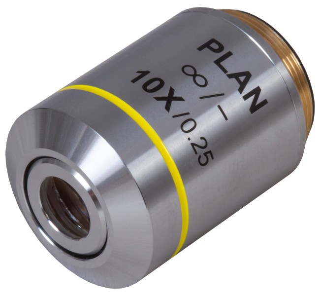 Объектив планахроматический Levenhuk MED 10x/беск Объектив планахроматический Levenhuk MED 10x/беск