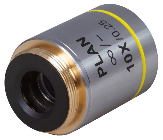 Объектив планахроматический Levenhuk MED 10x/беск Объектив планахроматический Levenhuk MED 10x/беск