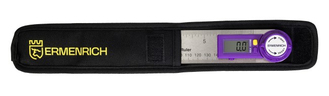 Цифровой угломер-линейка Ermenrich Verk DR30, фиолетовый