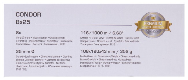Бинокль Bresser Condor UR 8x25