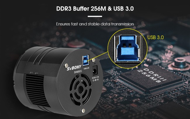 Астрономическая камера SVBONY 11,7 Мпикс USB3.0 (SV405CC) Астрономическая камера SVBONY 11,7 Мпикс USB3.0 (SV405CC)