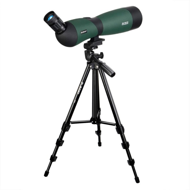 Зрительная труба SVBONY 25-75x70 (SV403) на штативе Зрительная труба SVBONY 25-75x70 (SV403) на штативе