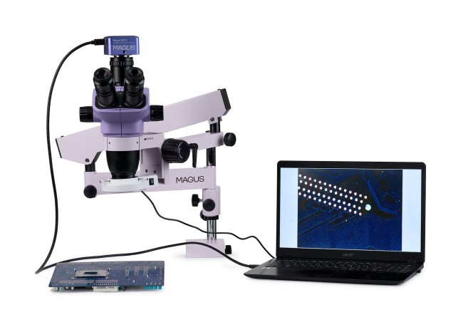 Микроскоп стереоскопический цифровой MAGUS Stereo D7TR для ремонта и пайки Микроскоп стереоскопический цифровой MAGUS Stereo D7TR для ремонта и пайки