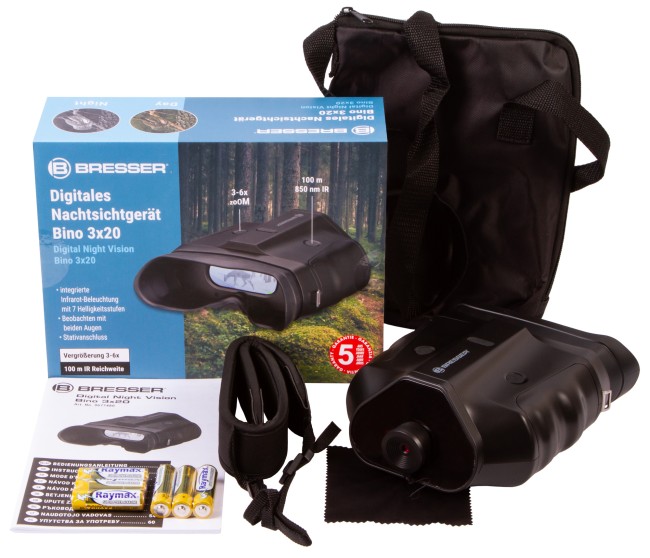 Бинокль ночного видения Bresser 3x20, цифровой Бинокль ночного видения Bresser 3x20, цифровой