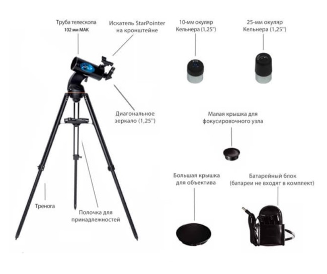 Телескоп Celestron AstroFi 102