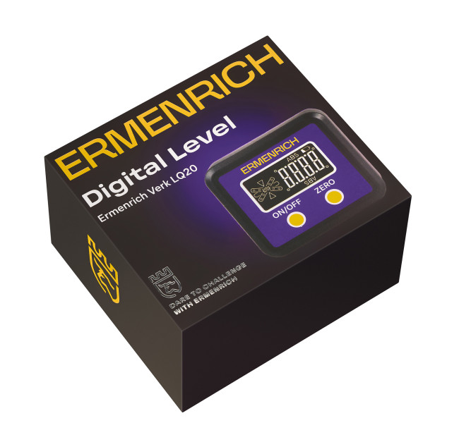 Цифровой уровень Ermenrich Verk LQ20, фиолетовый