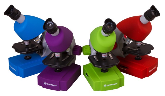 Микроскоп Bresser Junior 40x-640x, синий