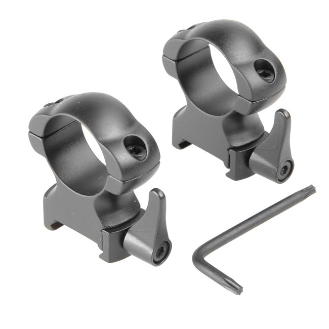 Кольца для прицела Veber 2521 HS быстросъемные Кольца для прицела Veber 2521 HS быстросъемные