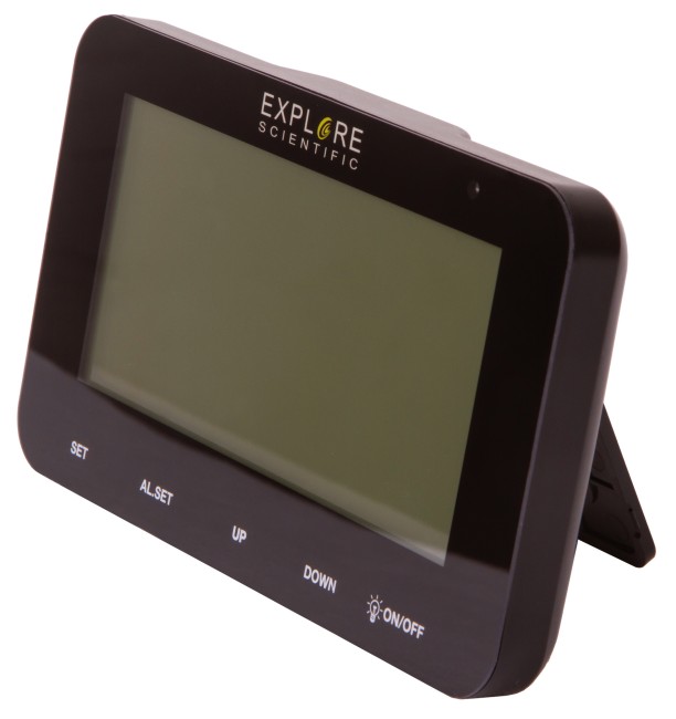 Часы цифровые Explore Scientific с будильником, черные Часы цифровые Explore Scientific с будильником, черные