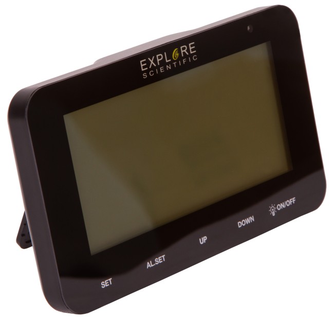 Часы цифровые Explore Scientific с будильником, черные Часы цифровые Explore Scientific с будильником, черные