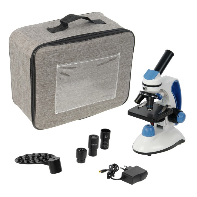 Микроскоп школьный Микромед Эврика Smart 40х-1280х в текстильном кейсе Микроскоп школьный Микромед Эврика Smart 40х-1280х в текстильном кейсе