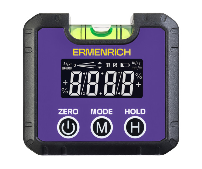 Цифровой уровень Ermenrich Verk LQ30, фиолетовый