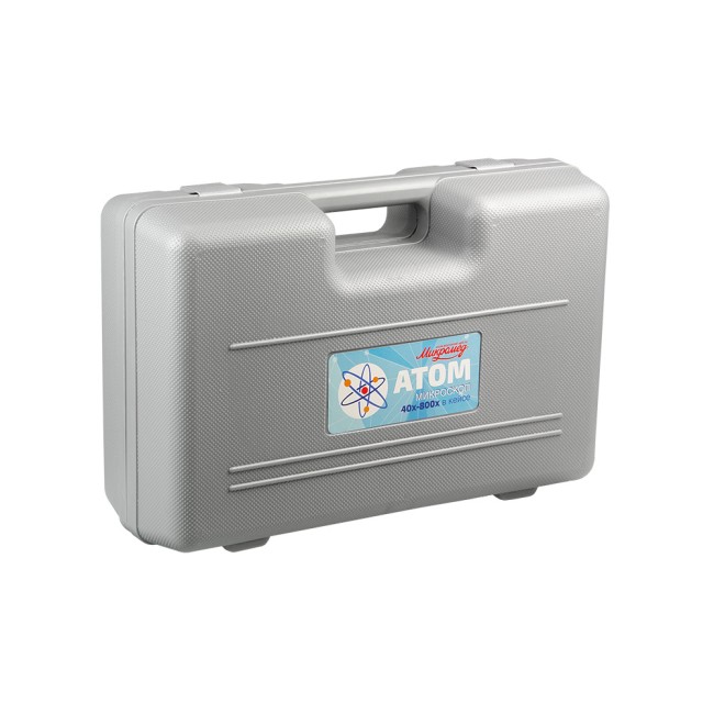 Микроскоп Микромед Атом 40x-800x в кейсе Микроскоп Микромед Атом 40x-800x в кейсе