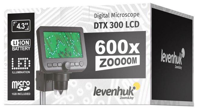 Микроскоп цифровой Levenhuk DTX 300 LCD