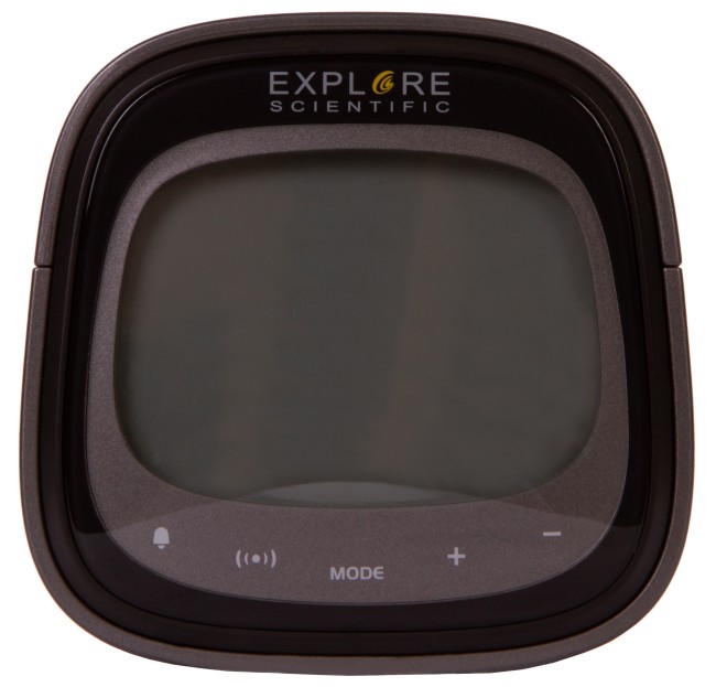 Часы цифровые Explore Scientific Dual с будильником, черные Часы цифровые Explore Scientific Dual с будильником, черные