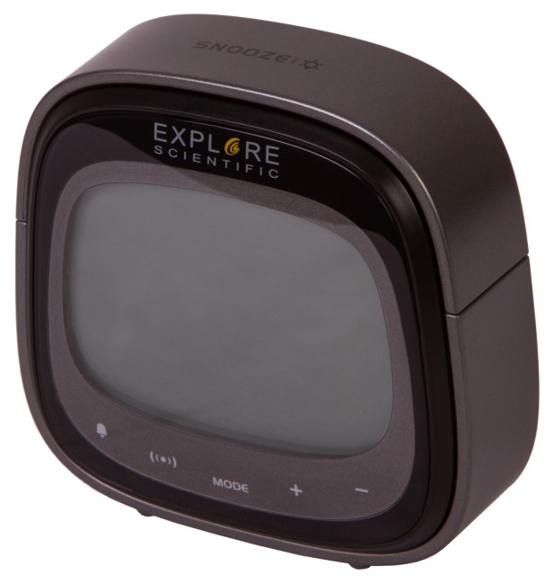 Часы цифровые Explore Scientific Dual с будильником, черные Часы цифровые Explore Scientific Dual с будильником, черные