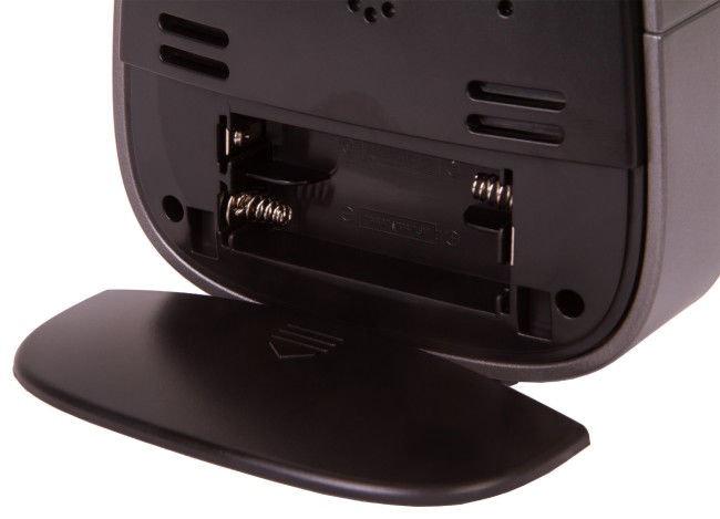 Часы цифровые Explore Scientific Dual с будильником, черные Часы цифровые Explore Scientific Dual с будильником, черные