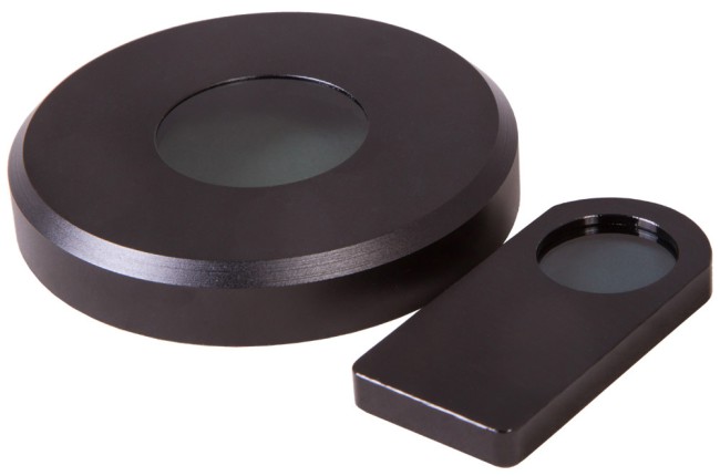 Устройство простой поляризации для микроскопов Levenhuk MED 30/35 (поляризатор и анализатор)