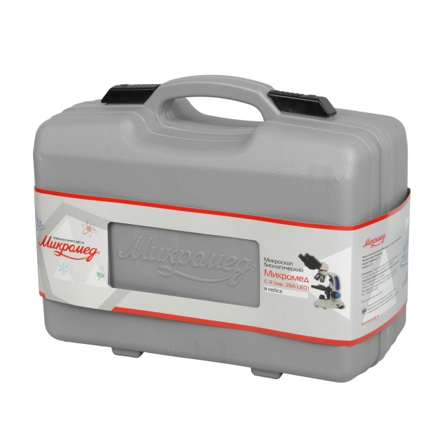 Микроскоп биологический Микромед С-11 (вар. 2ВА LED) в кейсе