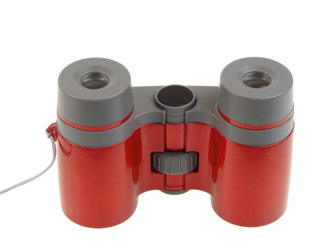 Бинокль Veber Эврика 3х28R красный