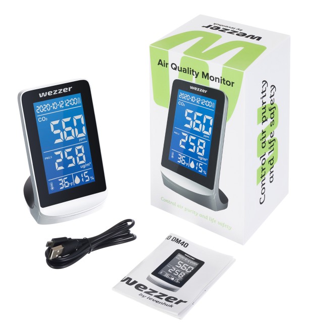 Монитор качества воздуха Levenhuk Wezzer Air PRO DM40 Монитор качества воздуха Levenhuk Wezzer Air PRO DM40