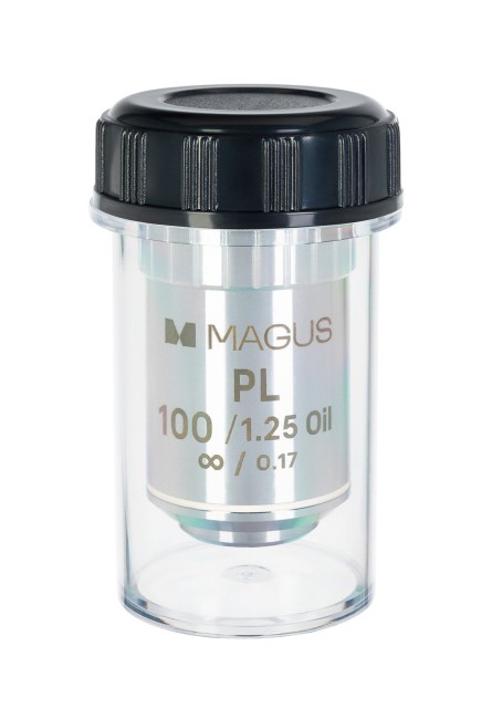 Объектив MAGUS SF100 OIL 100х/1,25 ми Plan Pol ∞/0,17