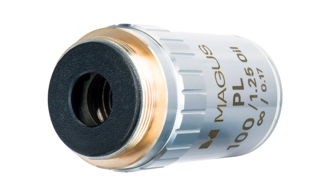 Объектив MAGUS SF100 OIL 100х/1,25 ми Plan Pol ∞/0,17