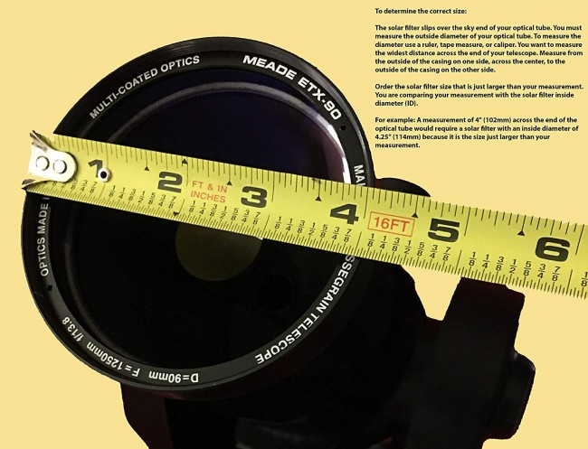 Солнечный фильтр SeymourSolar SF325 (73-79 мм)